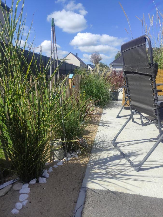 Studio Les Jardins De La Breche Hermanville-sur-Mer Exterior foto